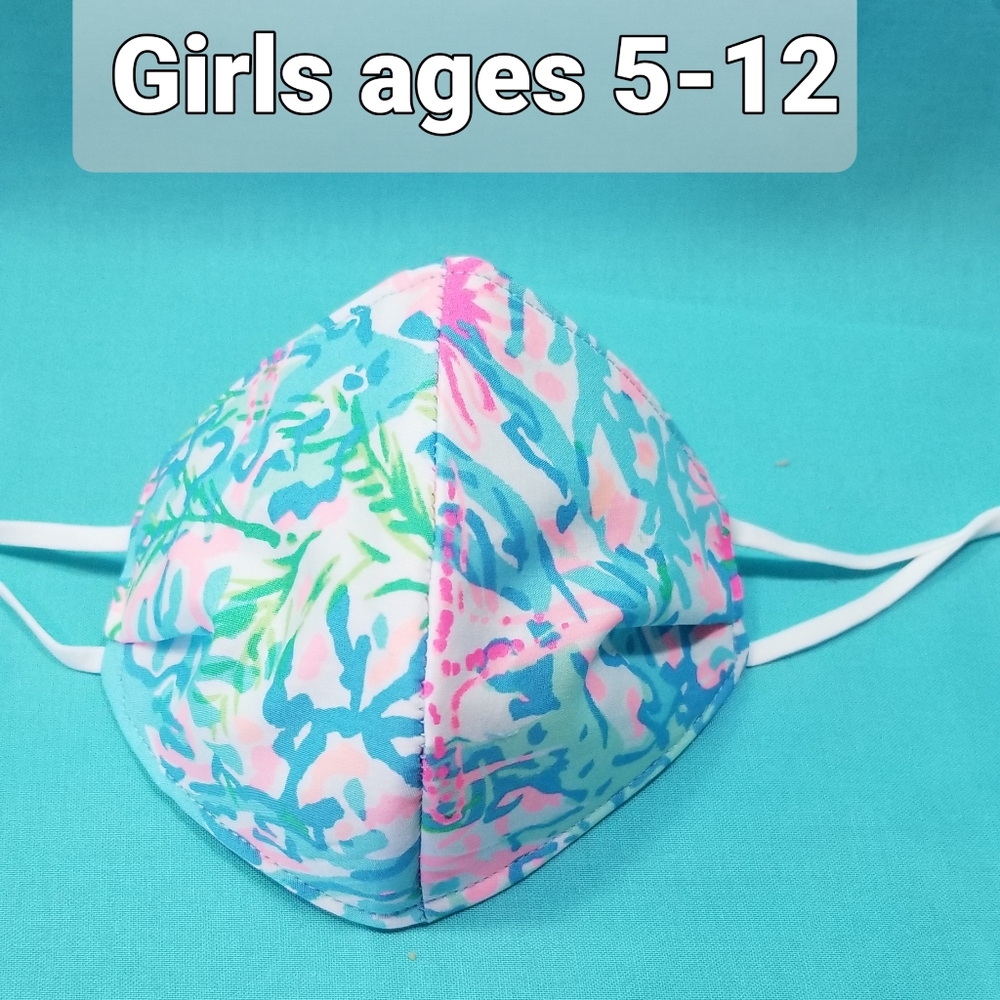 New Repurposed Lilly Pulitzer fabric mask